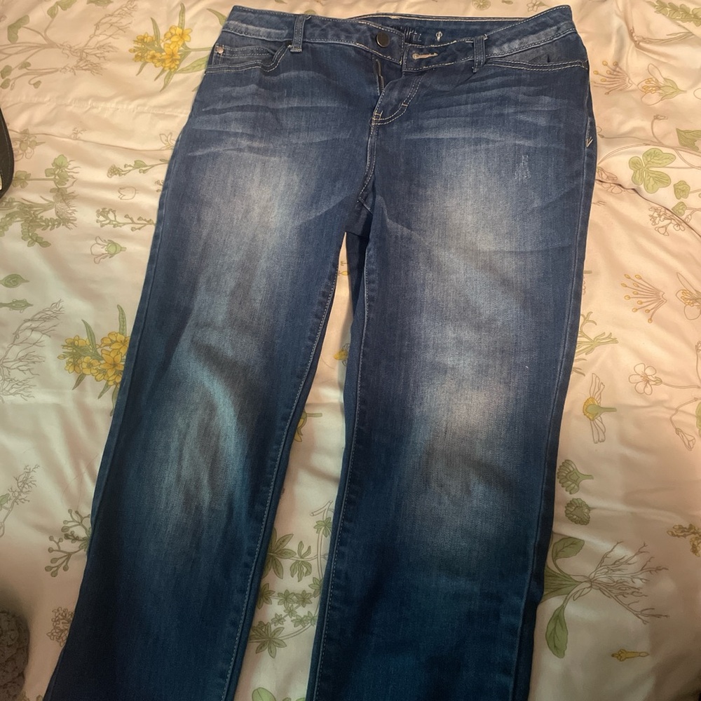 Jennifer Lopez Dark Blue Straight Leg Jeans